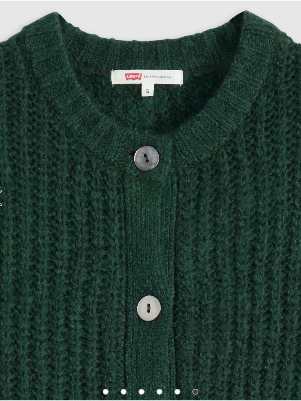 Luna Shell Button Cardigan - Picture 6 of 10
